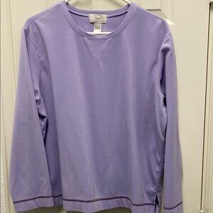 Oscar de la Renta Lilac Knit Top